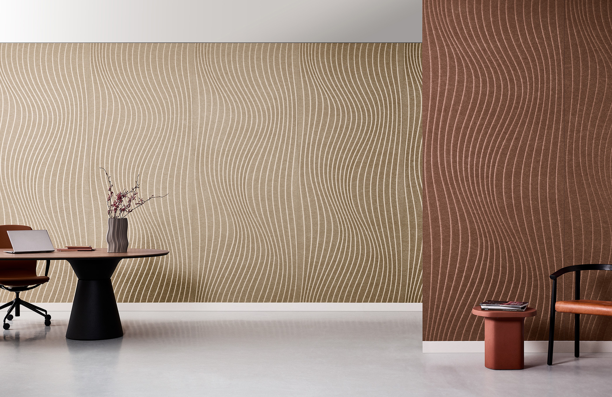 Nalu embossed acoustic panel 481 and 484 hero Landscape.jpg