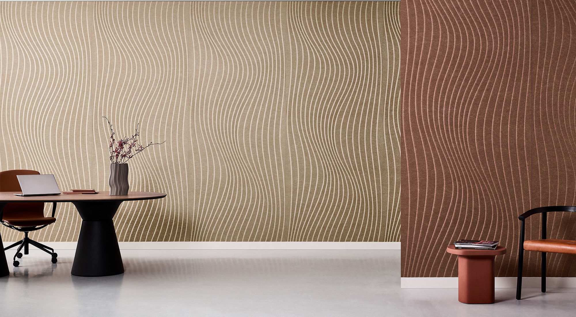 Nalu embossed acoustic panel 481 and 484 hero Landscape.jpg